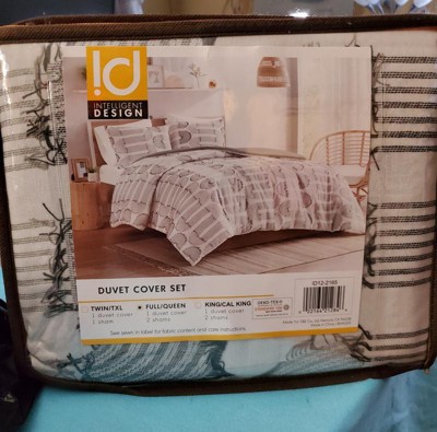 Intelligent Design 3pc Full/queen Esther Clip Jacquard Comforter Set Gray :  Target