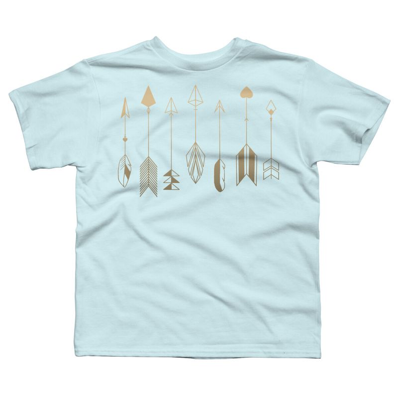 Boy's Design By Humans Be Brave Little Arrow (gold) By staceyroman T-Shirt, 1 of 4