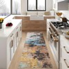 Washable Modern Abstract Area Rugs Soft Low Pile Accent Carpet with Non-Slip Backing Colorful Rug for Living Room - 2 of 4