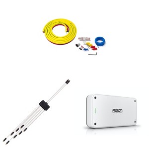 Fusion MS-AP82400 150w per channel RMS @4ohm Apollo 8 Channel Marine Amplifier with Fusion RCA Cable Dual Female To 8-way Male Splitter and 3 Meter... - 1 of 4