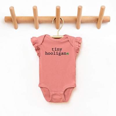The Juniper Shop Tiny Hooligan Baby Flutter Sleeve Bodysuit
