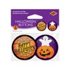 Beistle Halloween Buttons, 2", (6/Pkg) Multicolored - 3 of 4