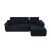 Cloud Plush Corduroy L-Shaped Modular Sectional Sofa with Chaise Lounge, No Assembly, and Plush Fabric - 4 of 4