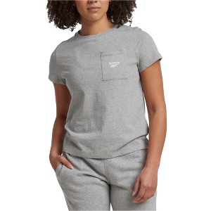 Reebok Womens Small Logo Graphic T-Shirt - 1 of 1
