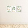Big Dot of Happiness Elegant Cross - Nursery Wall Art, Kids Room Decor and Home Decorations - Gift Ideas - 7.5 x 10 inches - Set of 3 Prints - 3 of 4