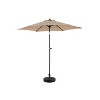 DOMETOUR 9FT Patio Umbrella with Tilt and Crank, 6 Ribs, Khaki (Base Not Included) - 4 of 4