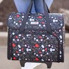Everything Mary Teacher Rolling Tote, Black Floral - 3 of 4