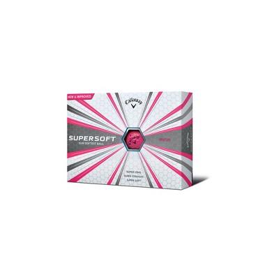 Callaway Supersoft Golf Balls 12pk - Pink