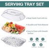 Aoibox 3-Tier Chilled Serving Platter with Lid, Ice Tray for Parties, Includes Stainless Steel Utensils, Perfect for Fruits, Veggies, and Appetizers - 2 of 4