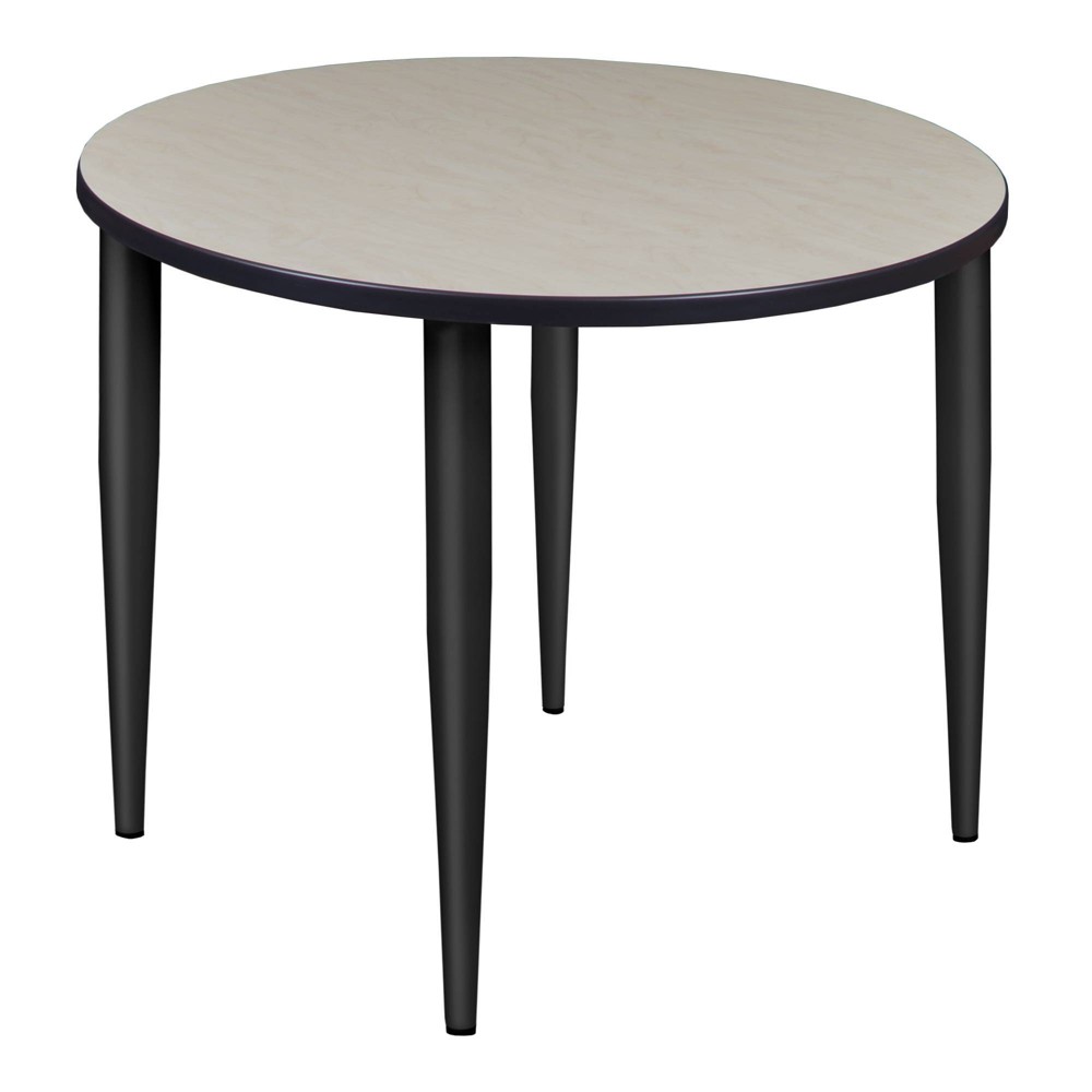 Photos - Dining Table 36" Dali Round Tapered Leg  Maple/Black - Regency