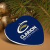 Clarion University Foundation Primary Logo HeartShaped Porcelain Holiday Christmas Tree Ornament  2.8" - 4 of 4