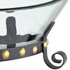 Kensington Hill Rayden 23 1/4" Wide Decorative Glass Bowl with Studded Base - 3 of 4