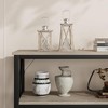 Homhougo 55 Inch Entryway Table, Narrow Long Console Table with Storage Gray - 3 of 4