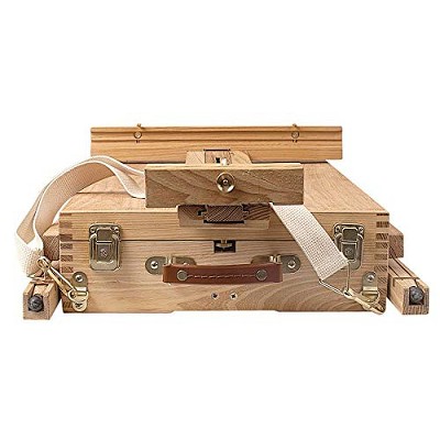 Beech Wood French-Style Portable Art Easel with Storage