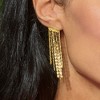 Ross-Simons Italian 18kt Gold Over Sterling Mirror-Link Chandelier Earrings - 4 of 4