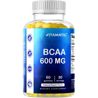 BCAA 600mg - 60 Vegan Pectin Based Gummies