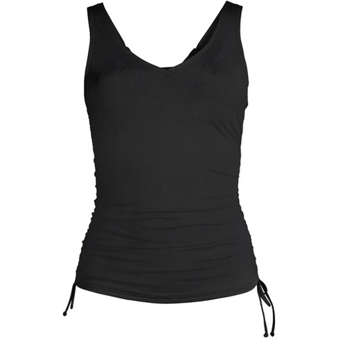 Black Tankini Top Plus Size