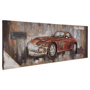 Yosemite Home Decor Red Vintage Car II - 1 of 4