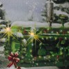 Northlight Fiber Optic and LED Lighted Merry Christmas Tractor Canvas Wall Art 12" x 15.75" - image 3 of 4