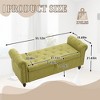 CAVINAS Modern Rectangular Upholstered Ottoman Bench with Storage,Button Tufted Storage Ottoman for Living Room - 4 of 4