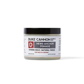 Duke Cannon News Anchor Pomade - Strong Hold, Low Shine Hair Styling Pomade for Men - 4.6 oz