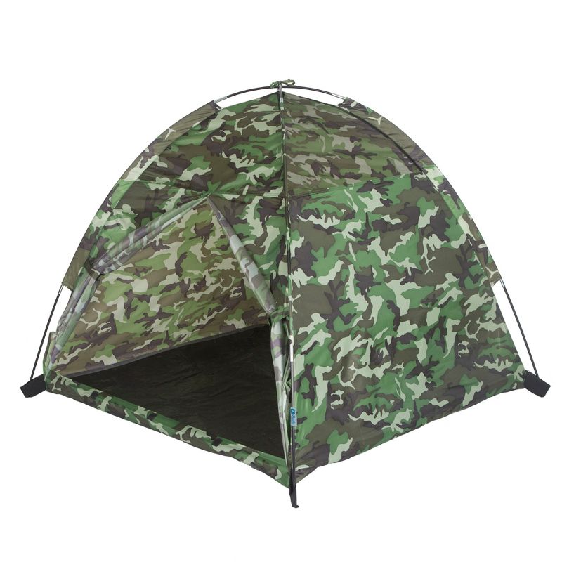 Pacific Play Tents Kids Green Camo Camping Kit, 3 of 17