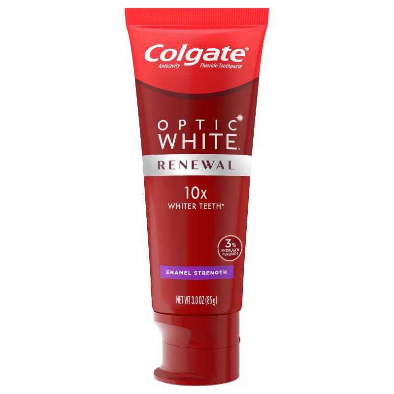 Colgate Optic White Renewal Teeth Whitening Toothpaste - Enamel Strength - 3oz, 3 of 11