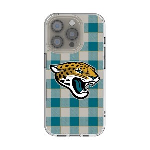 NFL AFC Teams Plaid Clear Cell Phone Case for Apple iPhone - 1 of 4