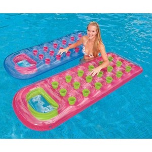Intex 59895EP 18-Pocket Suntanner Lounge Floating Lounger (Set of 2) - 1 of 4