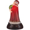 Old World Christmas Blown Glass Tabletop Lamp, World Peace Santa Light, 10.75" - 3 of 4