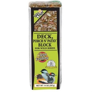 Wild Delight Zero Waste Deck, Porch N' Patio Bird Seed Block, 14oz - 1 of 1