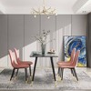 NicBex 47.24" Modern Rectangle Dining Table,Kitchen Table with MDF Tabletop for 4-6 Seaters,Black - 4 of 4