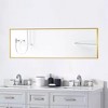 Kumasinova 59" Full Length Mirror with Stand,Wall Mirror&Floor Mirror with Metal Frame,Full Body Mirror for Bedroom&Living Room,Gold - 4 of 4