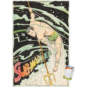Trends International Marvel Comics - Sub-Mariner - Trident Unframed Wall Poster Prints - 1 of 4