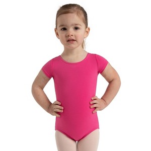 Capezio Short Sleeve Leotard - Girls - 1 of 3