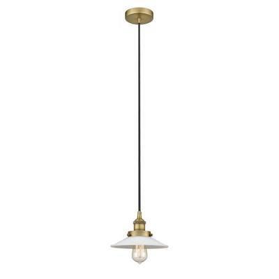 Halophane - 1 Light Mini Pendant In Industrial Style-5.75 Inches Tall and 9 Inches Wide