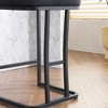 NicBex Set of 2 Modern Upholstered Bar Stools Counter Height Bar Chairs with Button-Tufted Backrest and Metal Frame for Kitchen Island, Pub - 3 of 4