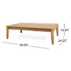 GDFStudio Plumb Outdoor Acacia Wood Coffee Table - 3 of 4