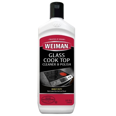  Weiman Ceramic and Glass Stovetop Cleaner - 12 Ounce 2 Pack -  Daily Use Professional Home Kitchen Cooktop Cleaner and Polish : Health &  Household