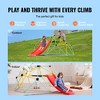 BABYYER Climbing Dome with Slide, 8FT Geometric Dome Climber, Outdoor Jungle Gym with Climbing Grip, Supports 600 LBS for Kids 3 to 9 Years Old - 3 of 4