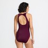Lands' End Women's Tugless High Neck Portrait Back One Piece Swimsuit - 2 of 4