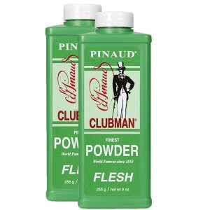 Clubman Pinaud Finest Powder Flesh 9 oz (PACK OF 2) Men's Powder to Absorb Skin Moisture - 1 of 4