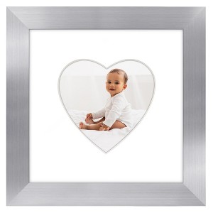 Americanflat Picture Frame with Oval Mat Insert and Shatter-Resistant Glass - Signature Collection - Photo Frame for Wall Display - 1 of 4