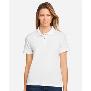 EG PRO Women's Cotton Polo Shirt – Short Sleeve Collared Polo for Women, Classic Fit Casual Golf Polo Top - 1 of 4