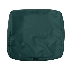 21" x 20" x 4" Ravenna Patio Back Cushion Slip Cover Mallard Green: Outdoor, Zippered - Classic Accessories - 1 of 4