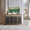 Buffet Cabinet Gray Sideboard Storage Cabinet with 3 Drawers & 4 Doors,47¡± Modern Coffee Bar Cabinet,Wood Accent Cabinet for Kitchen Cupboard Dining - 2 of 4