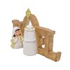 Transpac Resin Noel Holy Family Nativity Scene Figurines Christmas Tabletop Decoration Gift for Holiday Celebrations - 2 of 3