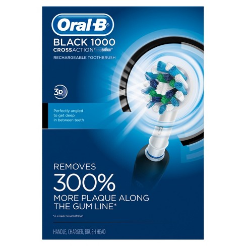 oral b black 1000 crossaction electric toothbrush