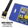 Minions Stuart Good Vibes Luggage ID Tags Set of 2 - 2 of 4