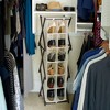 Household Essentials 12 Pocket Shoe Cubby, Holds 6 or more Pairs of Shoes, Natural - 2 of 4